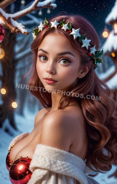Sexy Santa Elf Portrait