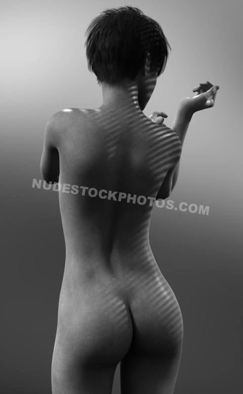 Naked Girl Stock Image